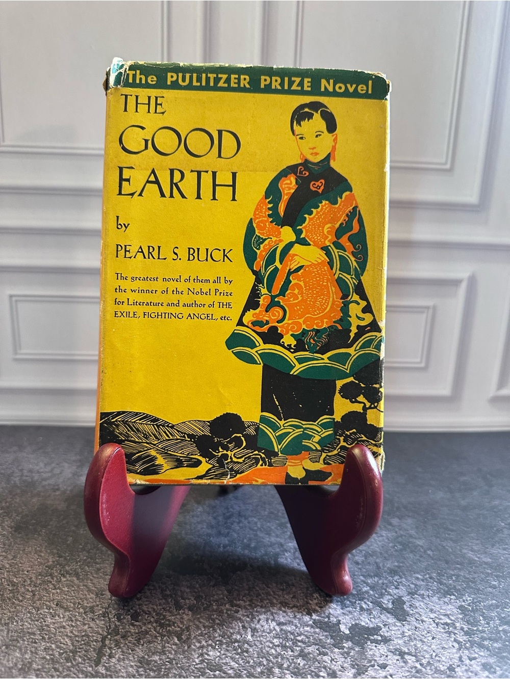 1940 Pearl S. Buck The Good Earth • Triangle Books 6th Printing • Pulitzer Prize